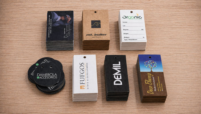 Producción Gráfica - Etiquetas - Hang Tags